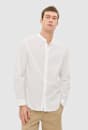 Seersucker Long Sleeve Collared Shirt