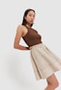 Linen Paperbag Skirt