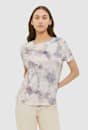 Ava Printed Linen Tee