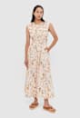 Amy Poplin Cut Out Dress