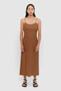 Bias Linen Slip Dress