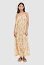 Beth Cotton Silk Printed Dress