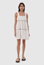 Sara Linen Mini Dress