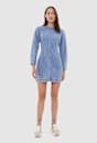 Billie Long Sleeve Denim Dress
