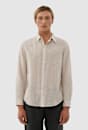 Stripe Lyocell Linen Shirt