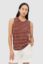Ava Stripe Linen Tank