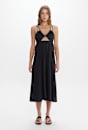 Organic Cotton V Strappy Dress