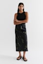 Alina Linen Muse Slip Skirt