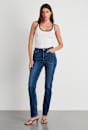 Bianca Slim Straight Jeans