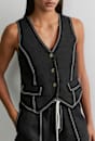 Sabine Linen Vest
