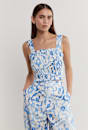 Ella Linen Mosaic Top