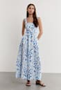 Noelle Linen Mosaic Dress
