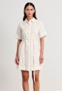 Aimee Linen Palm Dress