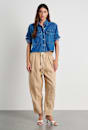 Sabine Linen Pull On Pant