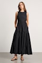 Poplin Maxi Dress