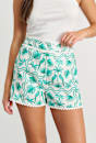 Monstera Linen Short