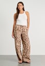 Leopard Linen Pant