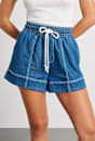 Nyra Pull On Denim Short
