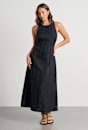 Merenda Linen Pinktuck Dress