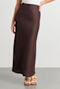 Tia Bias Linen Skirt