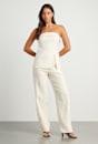 Kayla Linen Bustier
