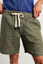 Noah Linen Drawcord Short