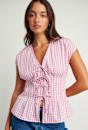 Poppy Gingham Top