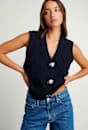 Imogen Cable Knit Vest