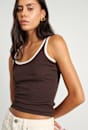 Kate Contrast Scoop Tank