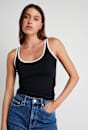 Kate Contrast Scoop Tank