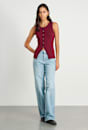 Alora Longline Knit Vest