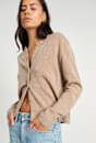 Long Sleeve Wool Cardigan