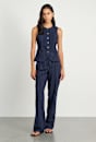 Gia Pinstripe Vest