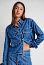 Loe Crop Denim Shirt