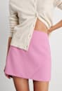 Gia Asymmetric Mini Skirt