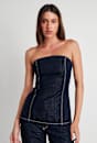 Cora Denim Bustier