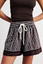 Gigi Stripe Pull On Short