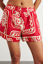Ceezee Linen Pull On Short