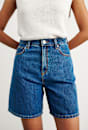 Camron Denim Mid Rise Short