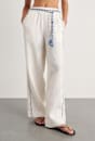 Seahorse Linen Pull On Pant