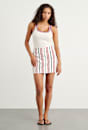 Canvas Mini Skirt