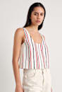 Canvas Contrast Scoop Cami