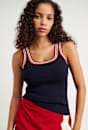 Lydia Stripe Knit Tank
