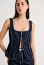 Cora Denim Bodice
