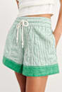 Gigi Stripe Pull On Short