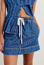 Loe Denim Pull On Skirt