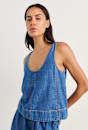 Loe Denim Scoop Tank