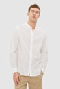 Seersucker Long Sleeve Collared Shirt