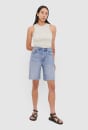 Tyla Denim Longline Short