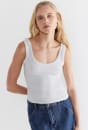 Celina Cotton Rib Crew Tank